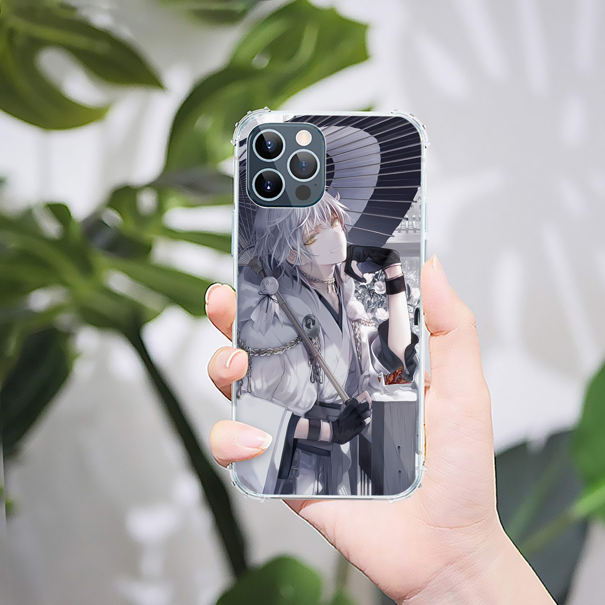 （画像用） 刀剣乱舞 Touken Ranbu 【iPhone 12シリーズ対応】透明スマホケース（クリアソフトケース）